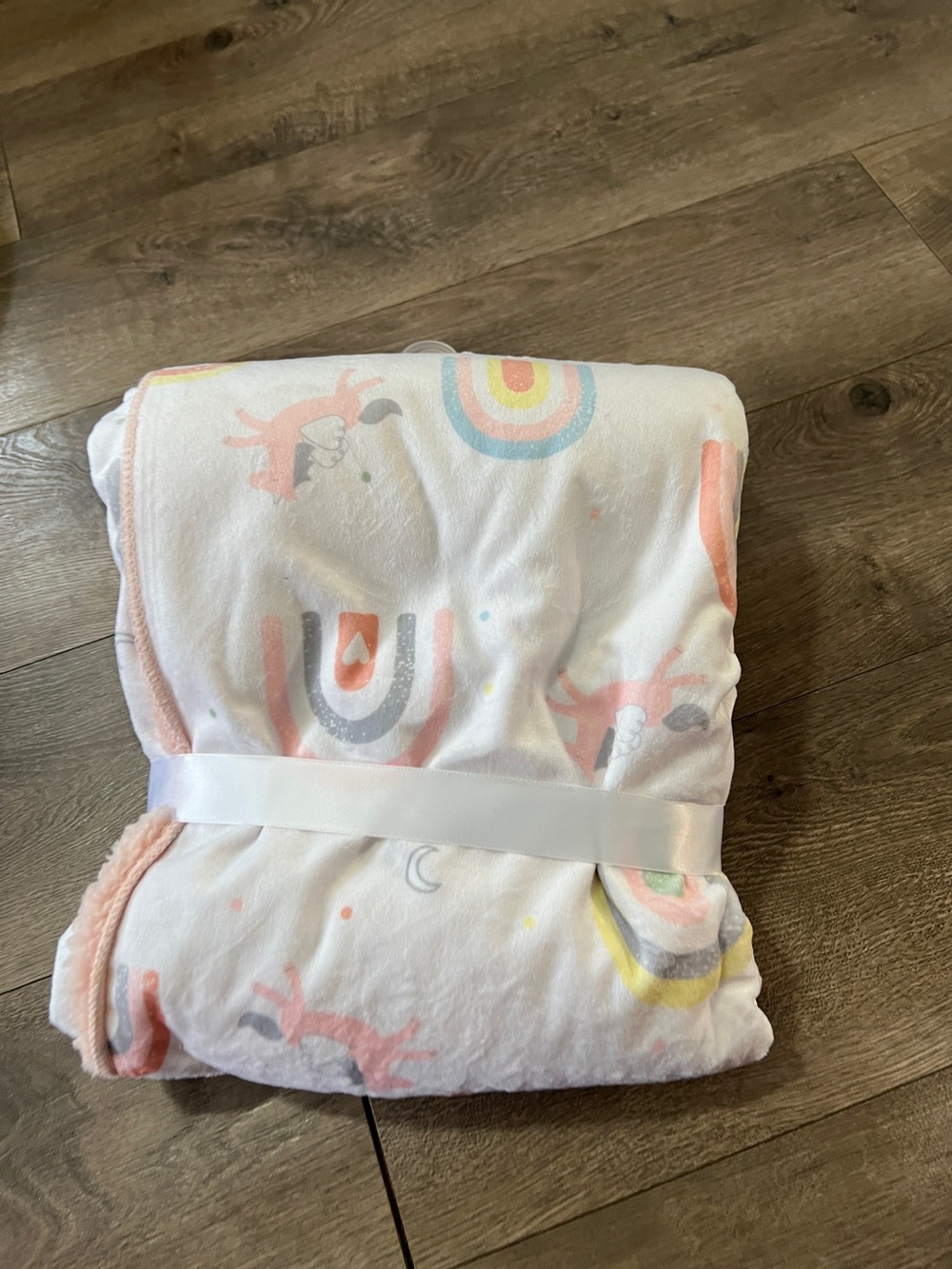 Lullaby Lane Super Soft Blanket & Unicorn Rattle New - Picture 4 of 4